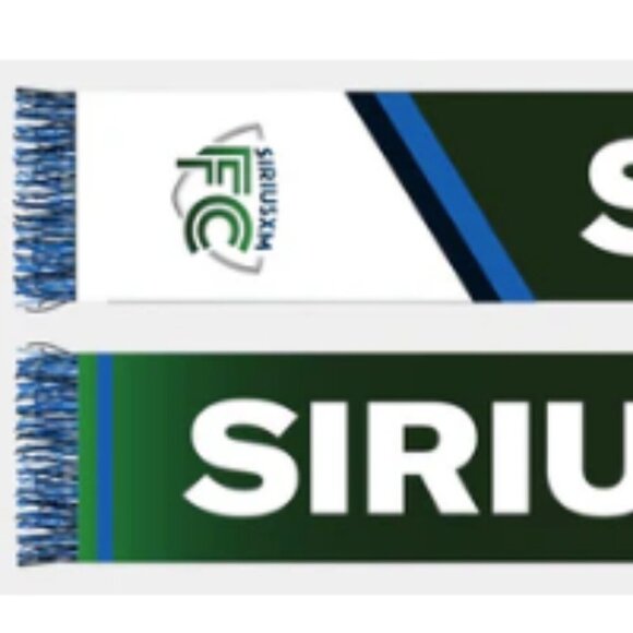 NEW SiriusXM FC Sleekprint Scarf - Picture 2 of 3